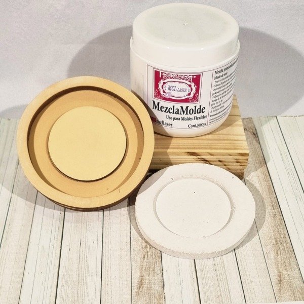 Producto - MOL 1174 Molde Posa vaso o vela redondo