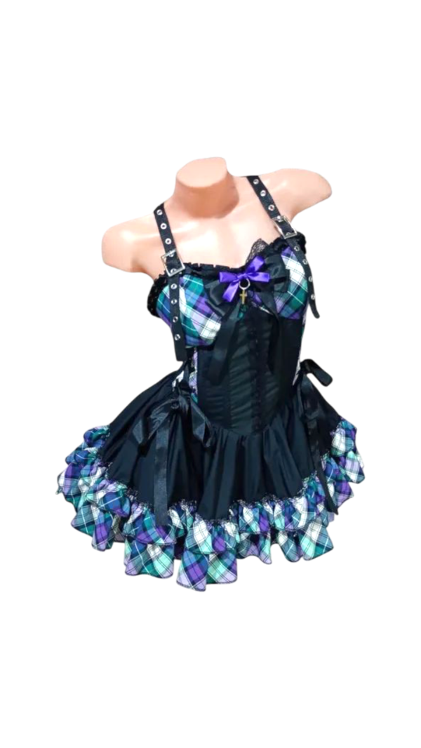 Producto - Vestido corsé gótico punk violeta