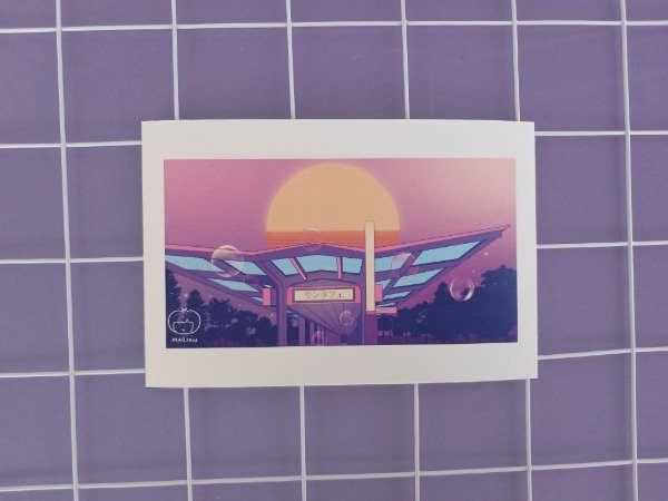 Producto - Lámina City Pop - Estación Santa Fe (A5)