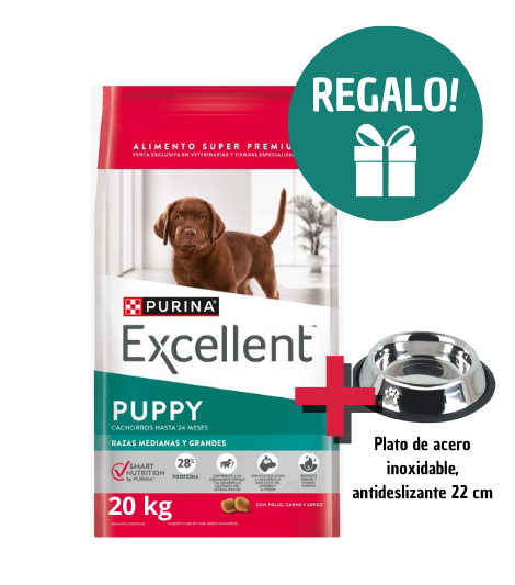 Producto - PURINA EXCELLENT PUPPY RAZAS MEDIANAS Y GRANDES