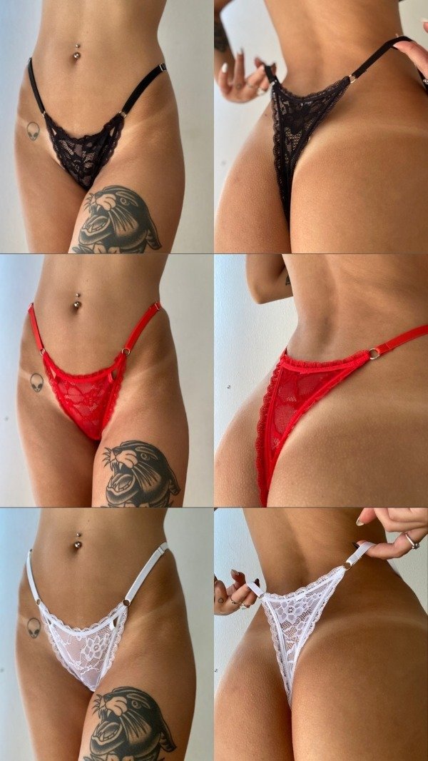 Producto - Less triangulo adelante puntilla