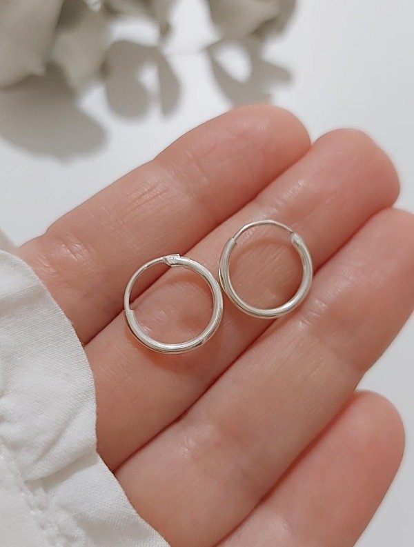 Producto - Argollitas 13mm Plata925