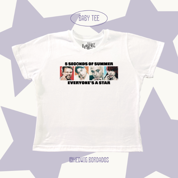 Baby tee 5sos everyone's a star