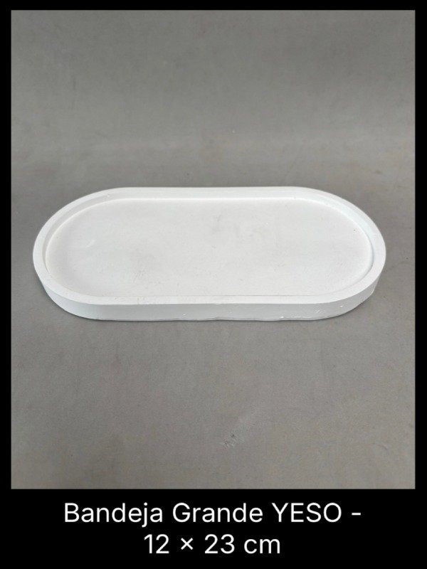 Producto - Bandeja grande - Yeso