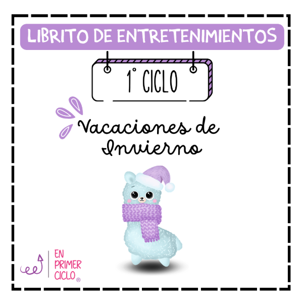 Producto - Librito de entretenimientos: Invierno - 1er Ciclo