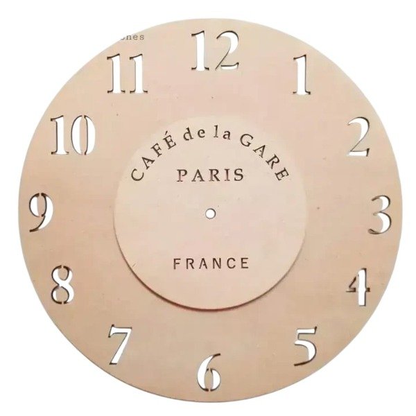 Producto - TyU047 reloj 30cm café paris