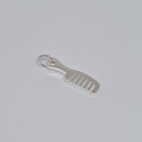 Producto - Dije Peine de Acero Blanco 6x23mm