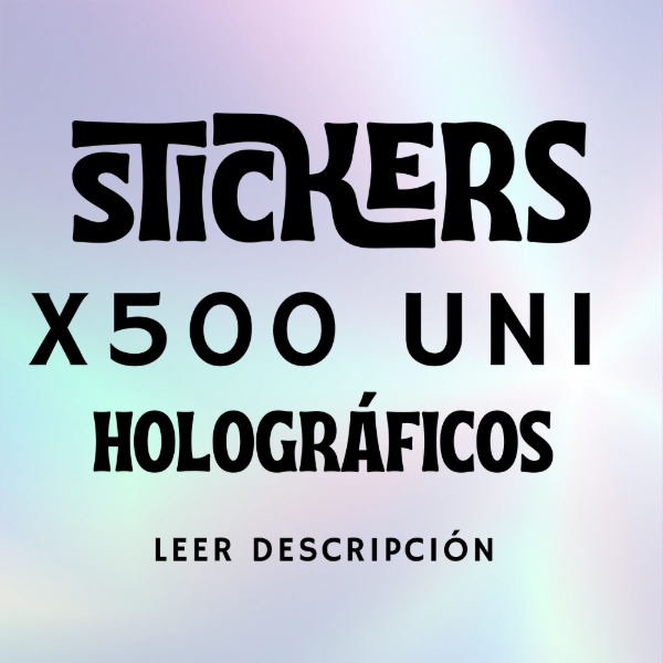 Producto - Por mayor x500 uni holografico