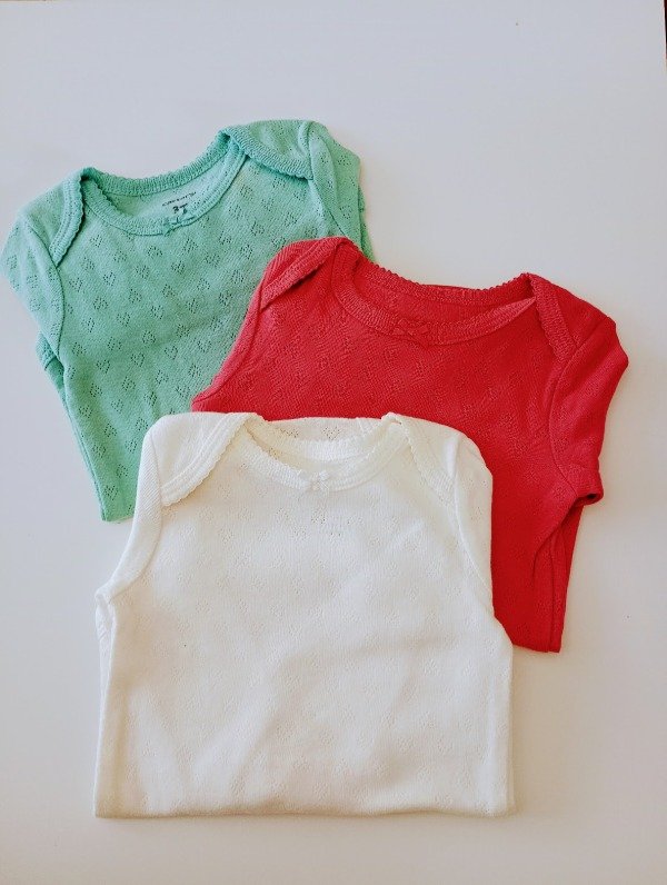 Producto - Pack x3 Bodies Manga Larga Beba Lisos