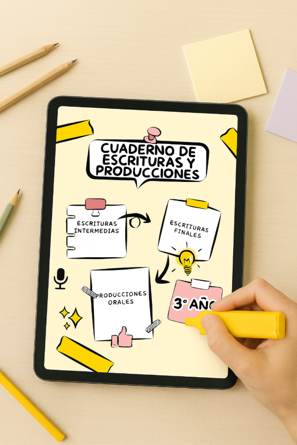 Producto - E-BOOK TERCER AÑO - PRODUCCIONES ESCRITAS Y ORALES