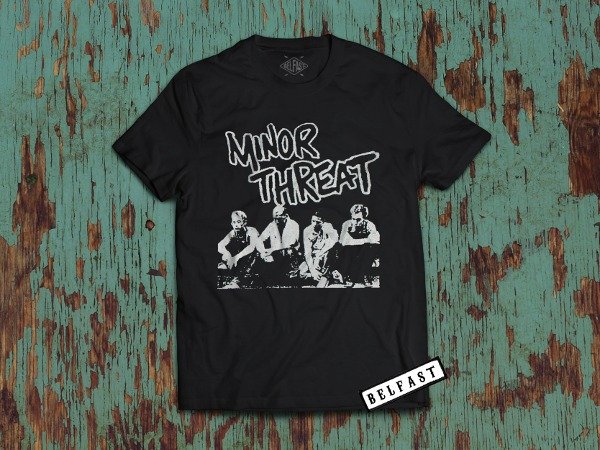 remera minor threat band