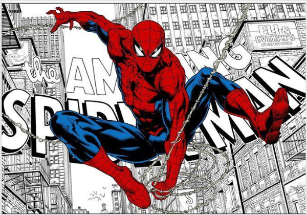 Producto - Lamina comestible rectangular Spiderman 3