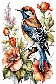 Producto - DIAMOND PAINTING 30X40 PAJARITO GORRION