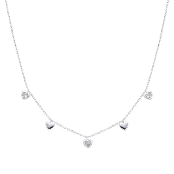 Producto - Cadena 6 corazones 42+3cm