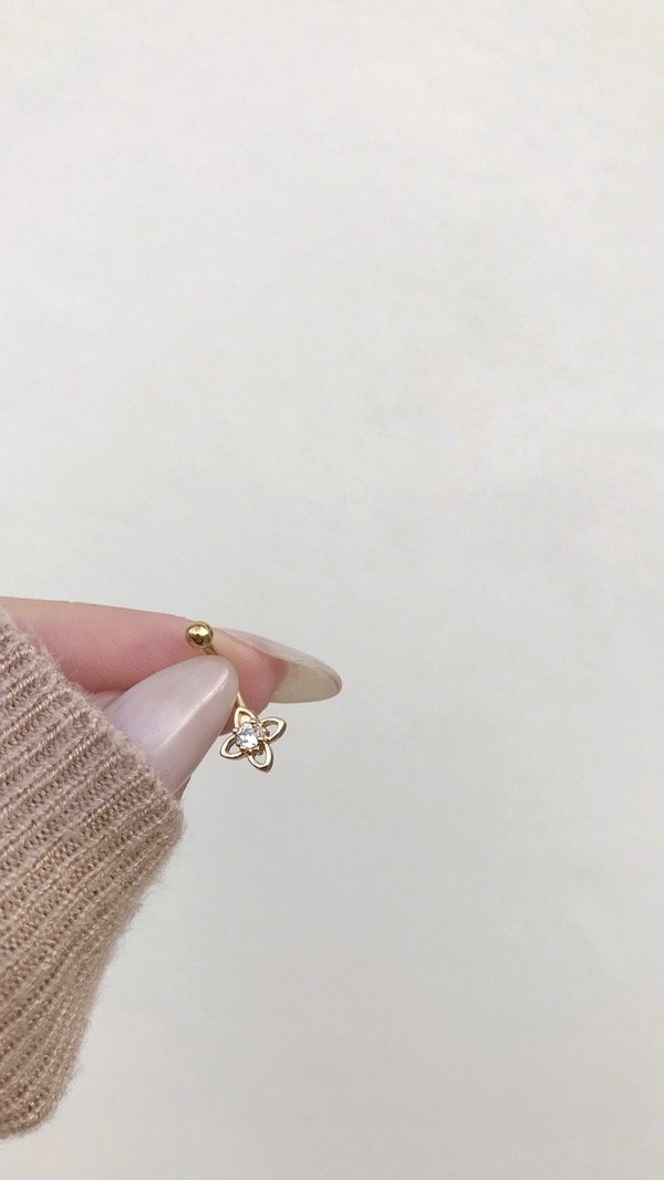 Producto - Piercing bling gold - 1