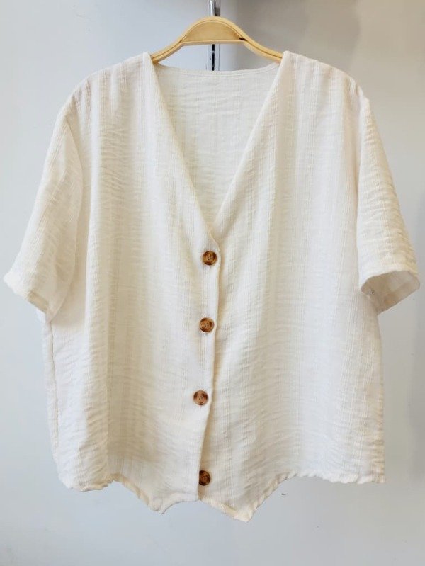 Producto - Saco Manga Corta Botón Lino "Africa" (Art. 5844)