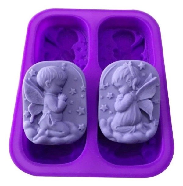 Producto - MOLDE SILICONA ÁNGEL X4 IDEAL COMUNIÓN