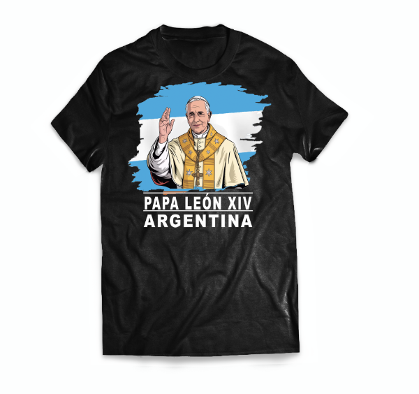 Producto - Remera Personalizad Papa León XIV Argentina #26 - 0