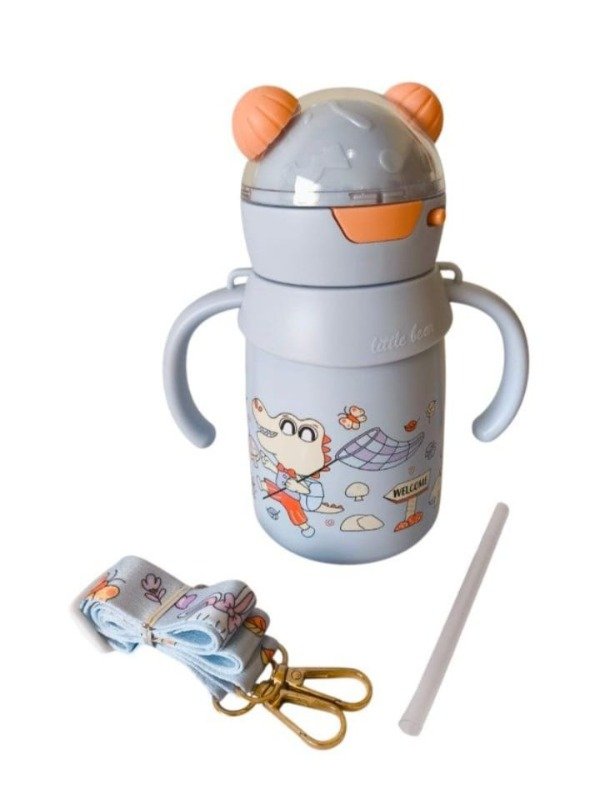 Producto - Botella con agarre celeste