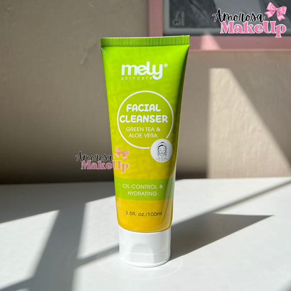 Producto - Limpiador facial con té verde y aloe Vera Mely