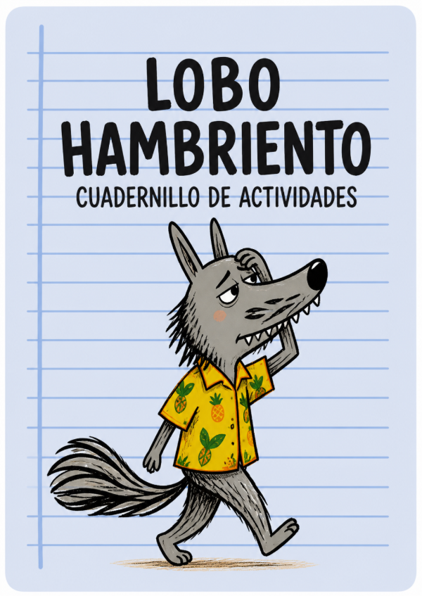 Producto - Lobo hambriento cuadernillo de actividades lengua y matemática