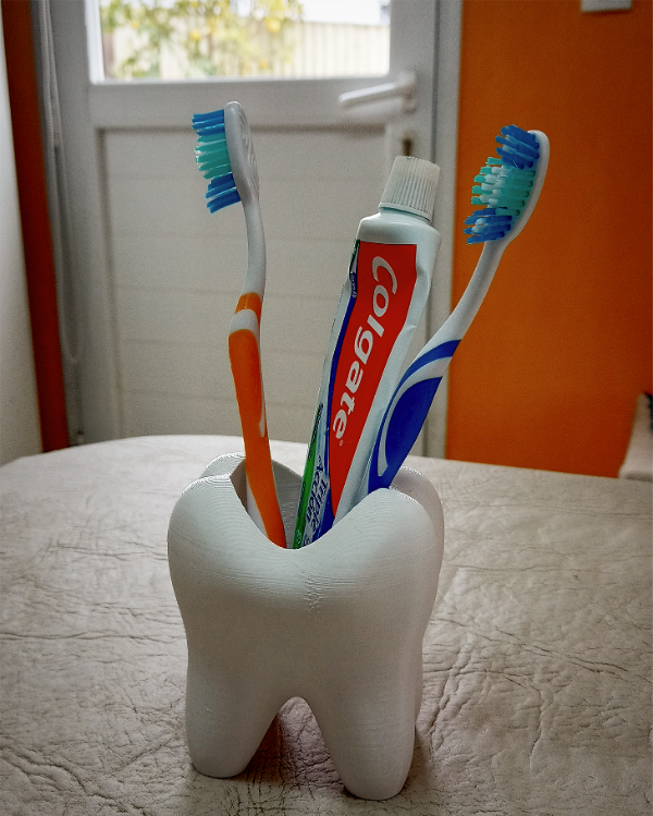 Producto - Porta Cepillo De Dientes O Lapicero Muela Decoración Diente