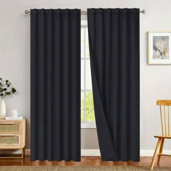 Producto - Juego de Cortina Black Out 100 porciento y lavable