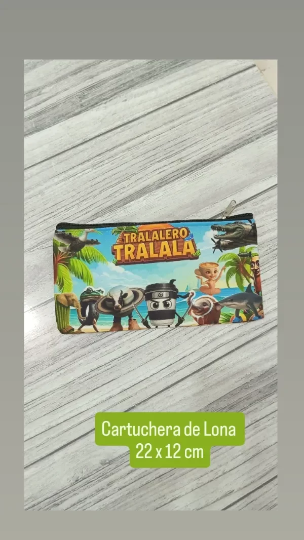 Producto - CARTUCHERA DE LONA TRALALERO TRALALA