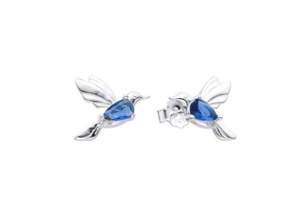 Producto - Aros PICAFLOR szul plata 925