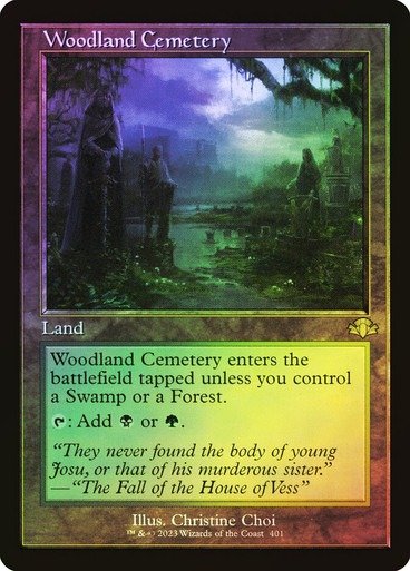 Producto - Woodland Cemetery (Retro Frame Foil)
