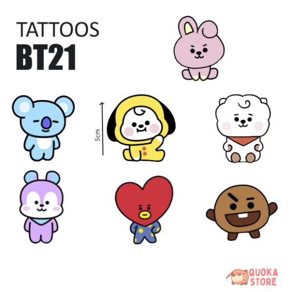 Producto - Tattoos Temporales - BT21