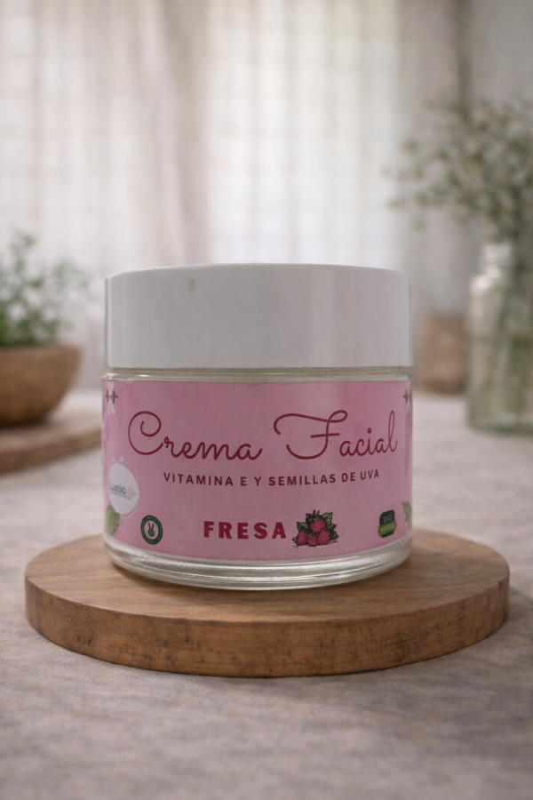 Producto - Crema Facial Hidratante Fresa 50gr