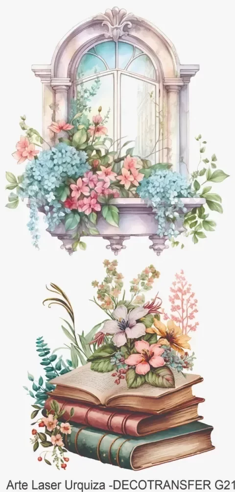 Producto - Transfer 10 x 20 cm Modelo G21  ( TEXTILES )