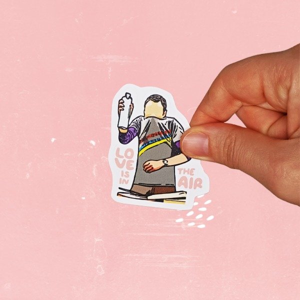 Producto - Sticker Sheldon Love is in the Air