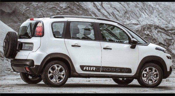 Producto - calco franja para citroen aircross lateral acompañante - Ploteoya