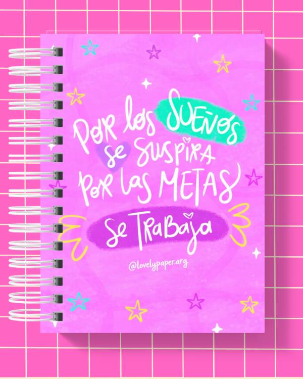 Producto - Agenda Perpetua MIS SUEÑOS  ELEGI EL MODELO DE INTERIOR