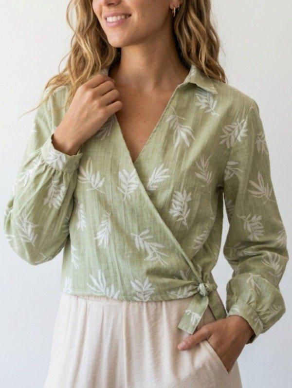 Producto - Camisa Cruzada Greta Bordado (Art. 5953)