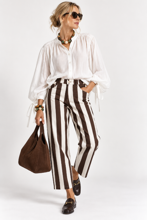 Producto - Pantalón barrel Carla rayado - 2