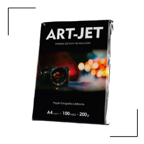 Producto - Papel Fotografico 200 grs x 100 hojas Art Jet