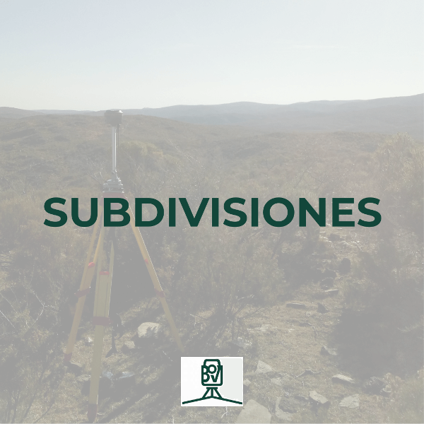 Producto - SUBDIVISIONES