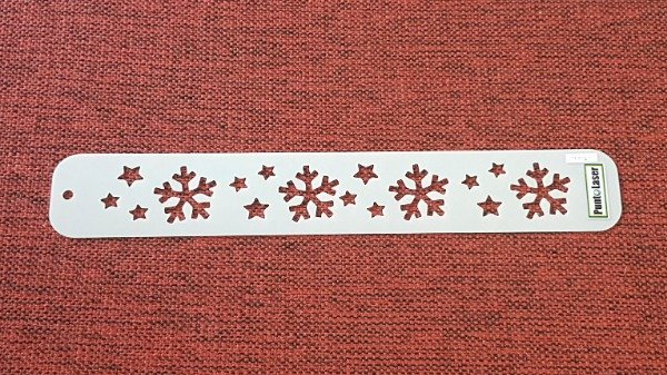 Producto - Stencil - 30 x 4,5 cm - Cod. copos
