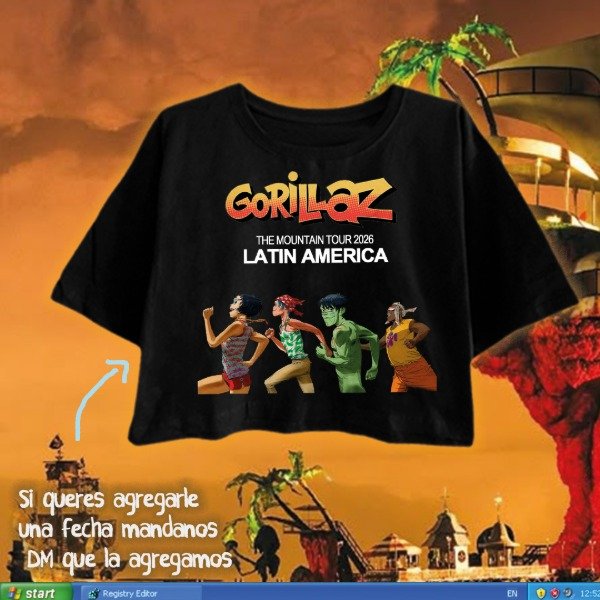 Producto - GORILLAZ TOUR 2026 - Pupera Oversize