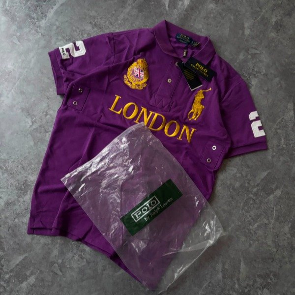 Producto - Chomba  Polo Violeta
