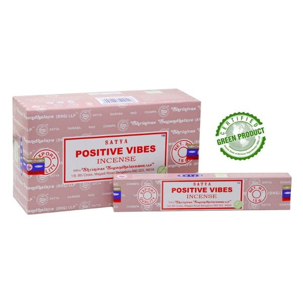 Producto - SAHUMERIO SATYA VIBRAS POSITIVAS