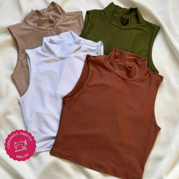 Producto - Musculosa con cuello. - 2