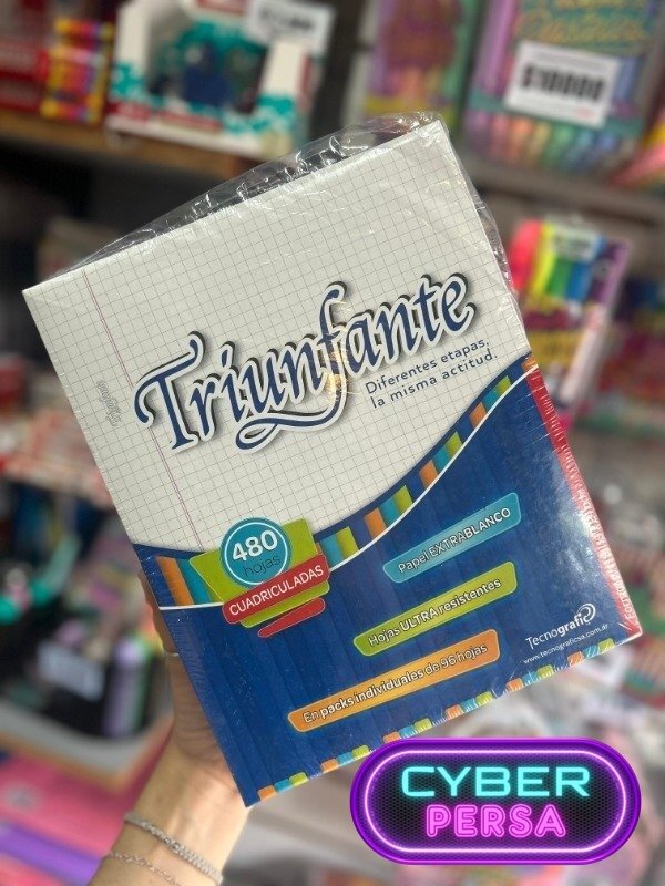 Producto - Repuesto N3 Triunfante 480 hjs rayadas