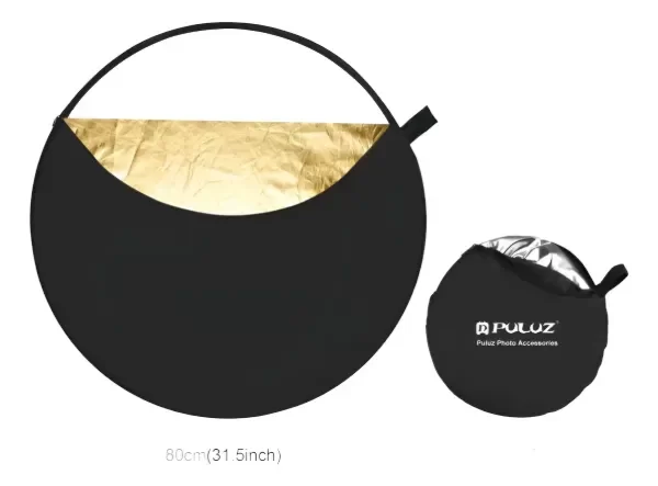 Producto - Pantalla Reflectora 80cm 5 En 1 Iluminación Fotografía Puluz - 1
