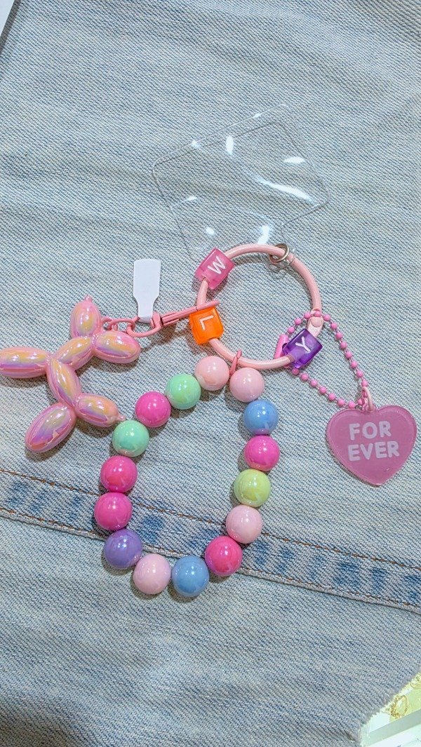 Producto - Llavero perrito rosa