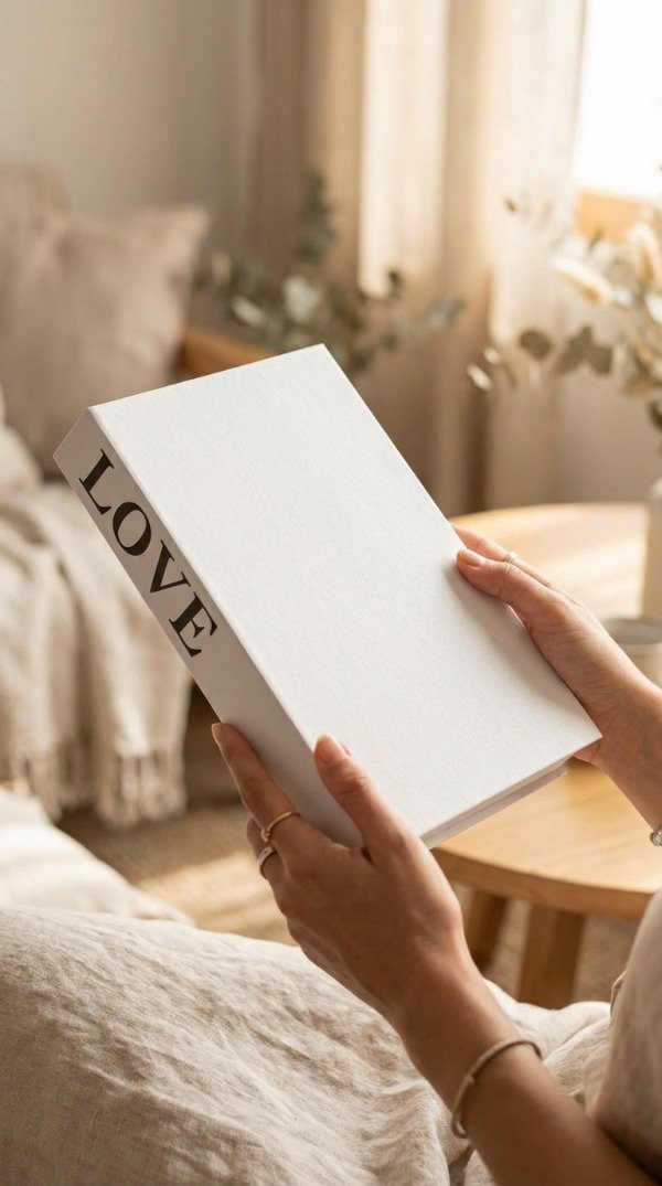 Producto - Libro p/decoración love patter
