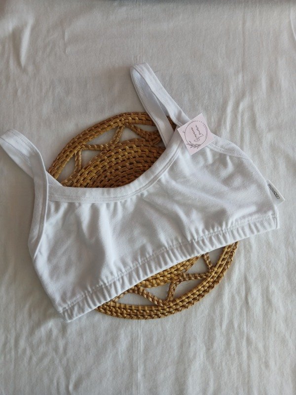 Producto - Top deportivo algodón blanco T.85